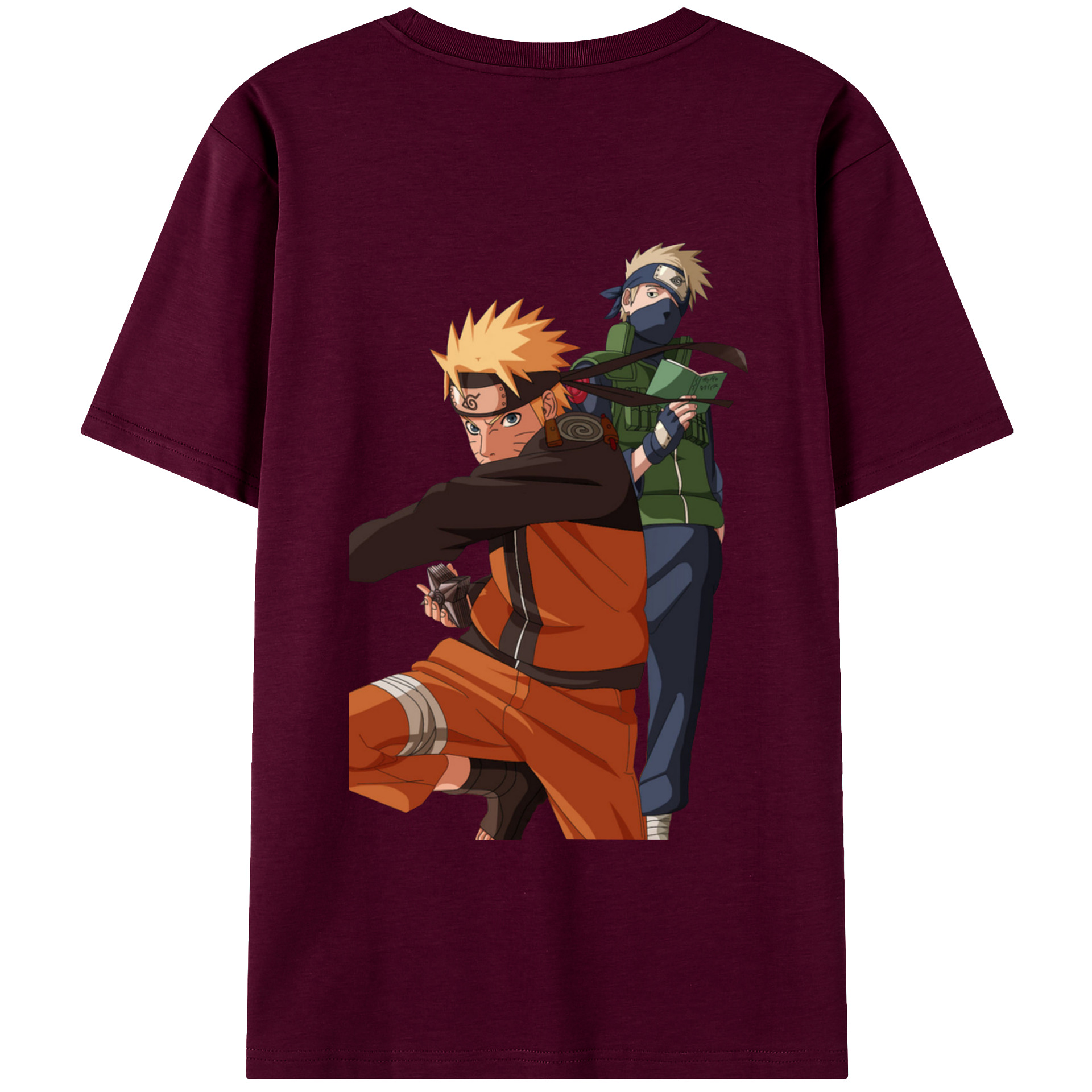 （画像用） NARUTO -ナルト- うずまき ナルト Uzumaki Naruto レディース半袖Tシャツ(バックプリント)